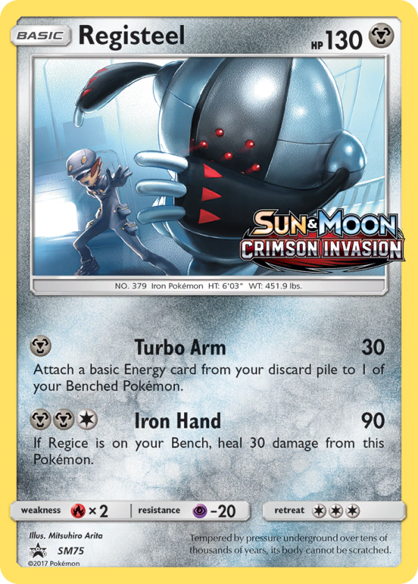 Registeel (SM75) [Sun & Moon: Black Star Promos] Cheap