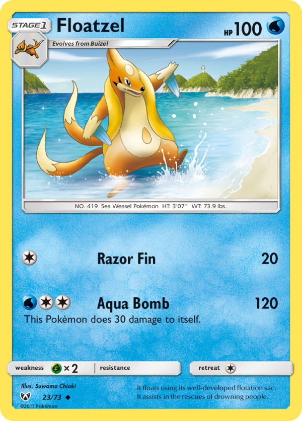 Floatzel (23 73) [Sun & Moon: Shining Legends] Discount