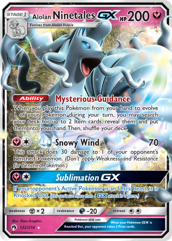 Alolan Ninetales GX (132 214) [Sun & Moon: Lost Thunder] Supply