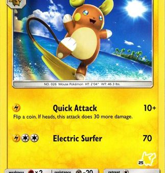 Alolan Raichu (SM65) (Pikachu Stamp #25) [Battle Academy 2020] Cheap