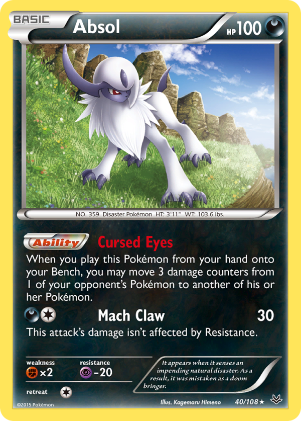 Absol (40 108) [XY: Roaring Skies] For Cheap