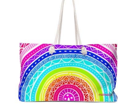 Colorful Rainbow: Weekender Bag on Sale