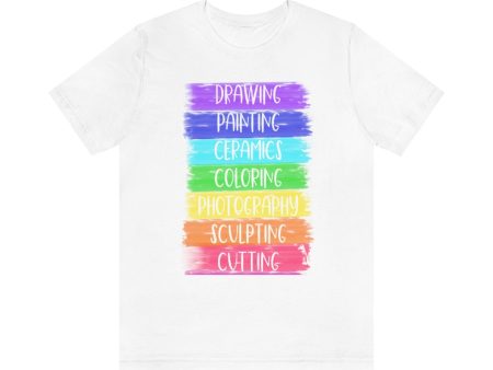 Colorful Painting: Unisex Jersey Short Sleeve Tee Fashion