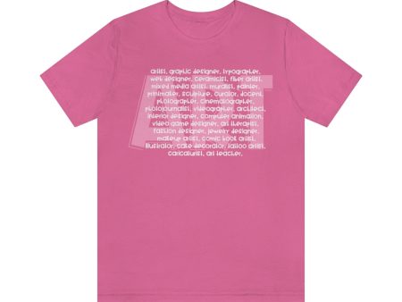 Artist Careers:Unisex Jersey Short Sleeve Tee For Cheap