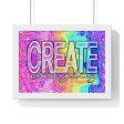 Create Everyday:Premium Framed Horizontal Poster Supply